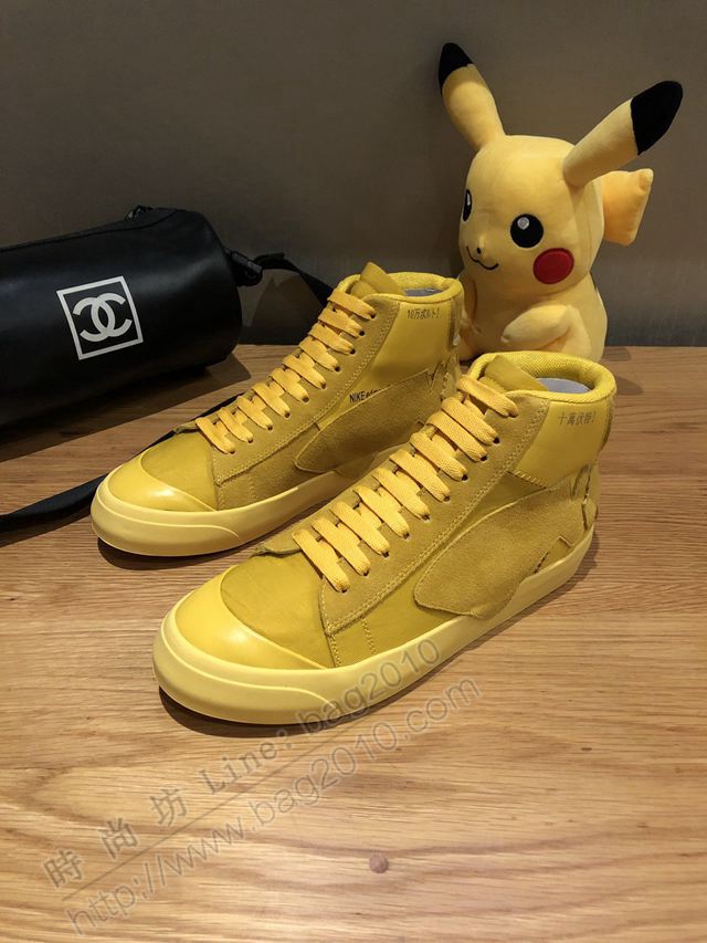Nike男鞋 2019秋冬 耐克聯名Air Jordan 1最新系列 耐克高幫磨砂牛皮休閒男鞋  hdx13092